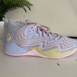 Converse Pastel Blue and Pink Athletic Shoes